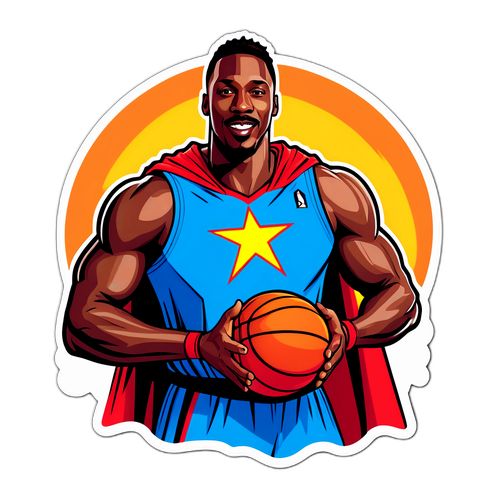 Superhero Dwight Howard Sticker