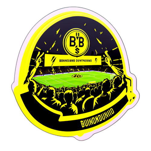 Sticker Kekuatan "Yellow Wall" Borussia Dortmund