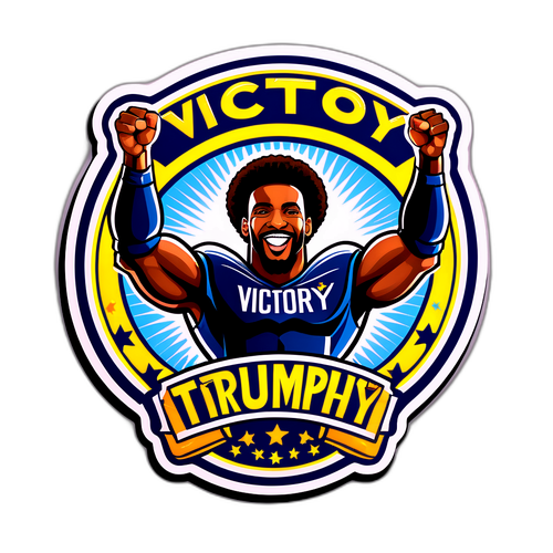 Victory Triumph Motivational Sticker