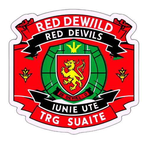 Old Trafford Stadion Sticker