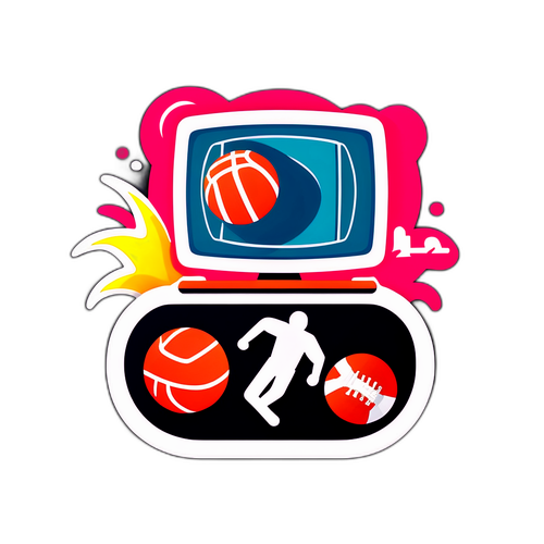 Sticker Moderno para TyC Play