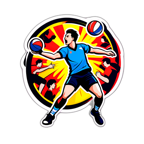 Håndbold VM Klistermærke