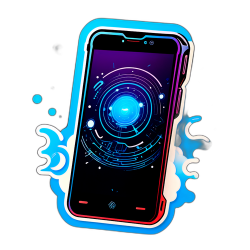 विवो X200T का भविष्यवादी स्टिकर