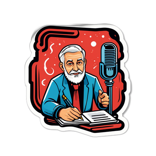 מדבקה של משה נוסבאום: סיפור וכתיבה