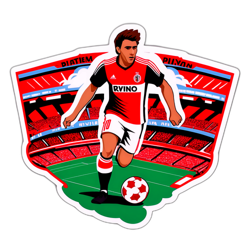 Adesivo Estilizado do River Plate