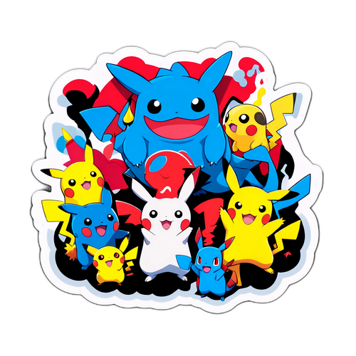 포켓몬 파티 스티커