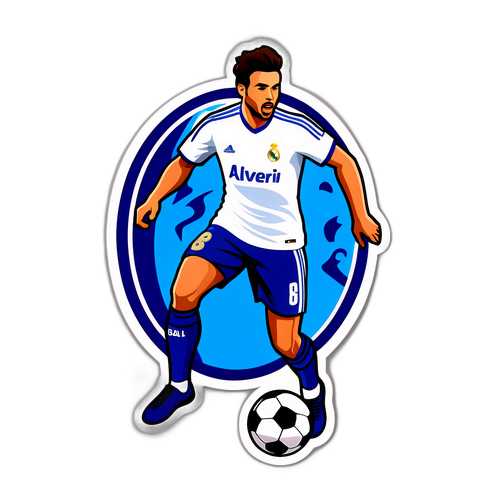 שחקן כדורגל דולק עם כדור