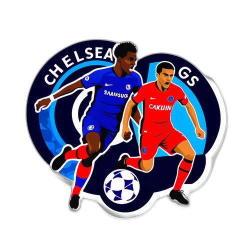 Intensivt øjeblik fra Chelsea vs PSG
