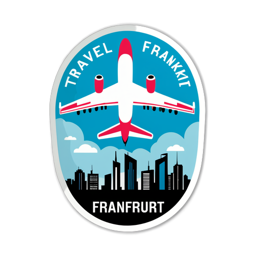 Abenteuer beginnt hier: Entdecke Frankfurt mit unserem stylischen Reiseaufkleber!