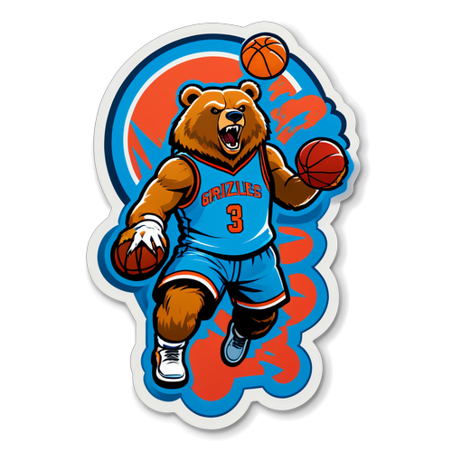 Grizzlies vs Rockets Basketball Game Sticker