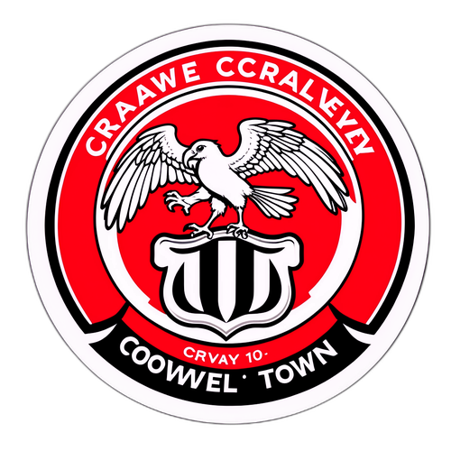 สติกเกอร์สุดเจ๋งเพื่อแสดงความภาคภูมิใจในทีมฟุตบอล Crawley Town