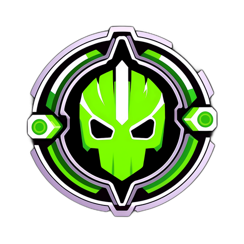 科技股NVIDIA的熱情與活力貼紙