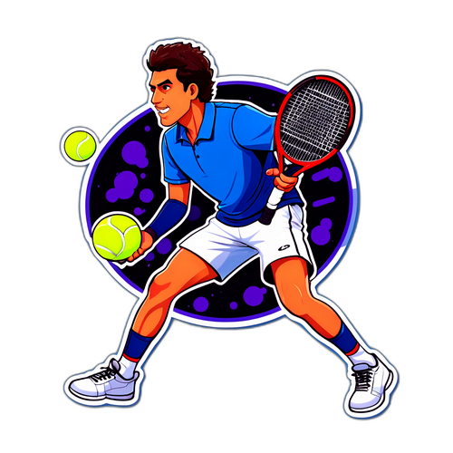 Cool Tennis Sticker