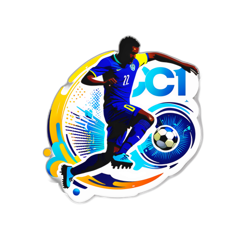 Sticker cầu thủ bóng đá ghi bàn C1