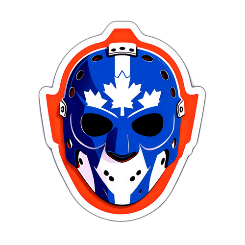 Vintage Hockey Mask Sticker
