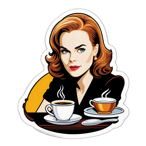 Une scène de café inspirée par les rôles de Nicole Kidman
