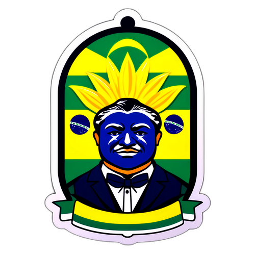 Adesivo Estilizado da Política Brasileira
