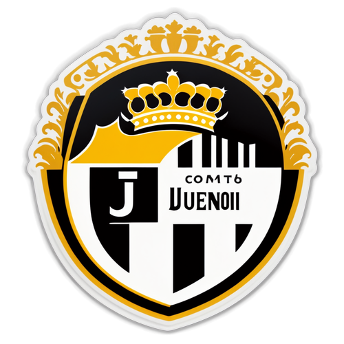 Stiker Juventus dan Como yang Elegan