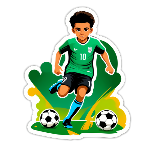 Rayan Cherki: Il Giovane Fenomeno che Dribbla le Difese! Scopri il Nuovo Sticker Incredibile!