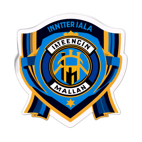 Sticker von Inter Mailand Fans im Teamgeist