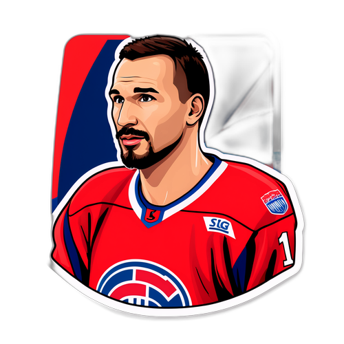 Nálepka s Tomášem Plekanecem