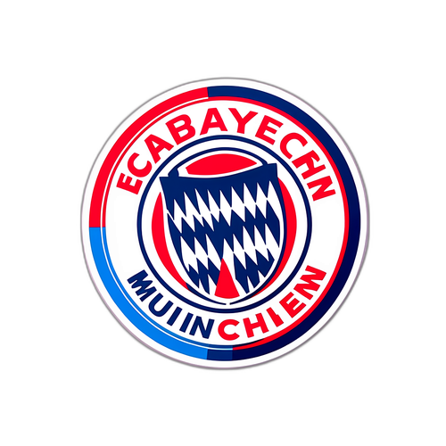 FC Bayern München Modern Logo Sticker