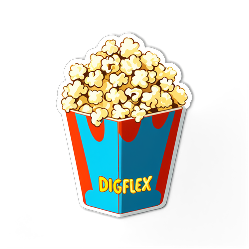 Digiflex Popcorn Sticker