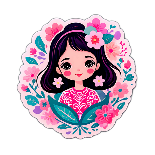 Γυναικείο Σχέδιο με Λουλούδια