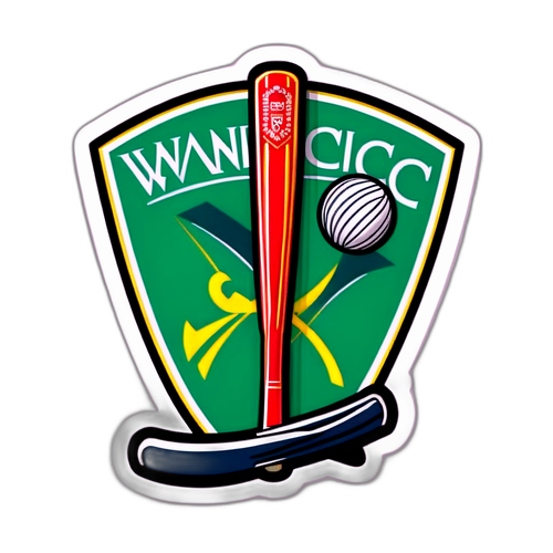 ICC CWC 리그 2 아이코닉 로고 스티커