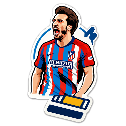 Stiker Atletico Madrid yang Berani