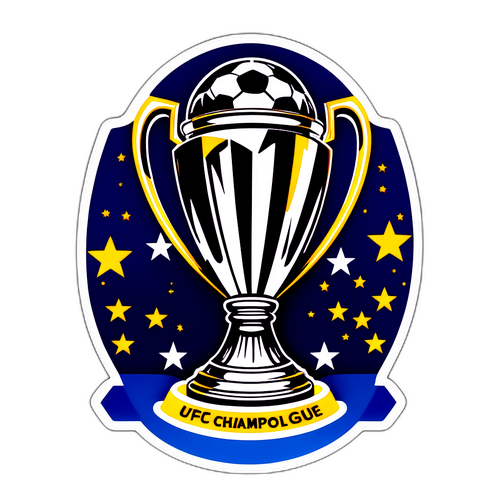 UEFA Champions League Trophy Sticker