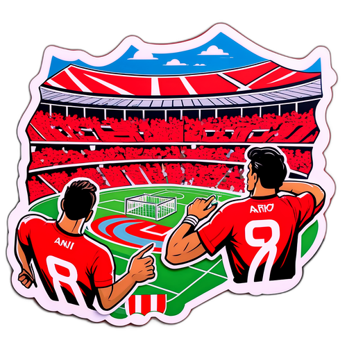 Σκηνές φανατικών στο στάδιο του αγώνα Άρμανι - Ολυμπιακός