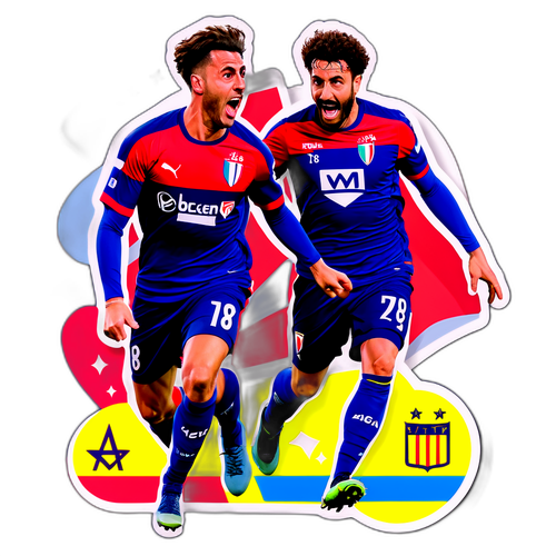 Tel-Aviv és Bologna mérkőzés pillanata