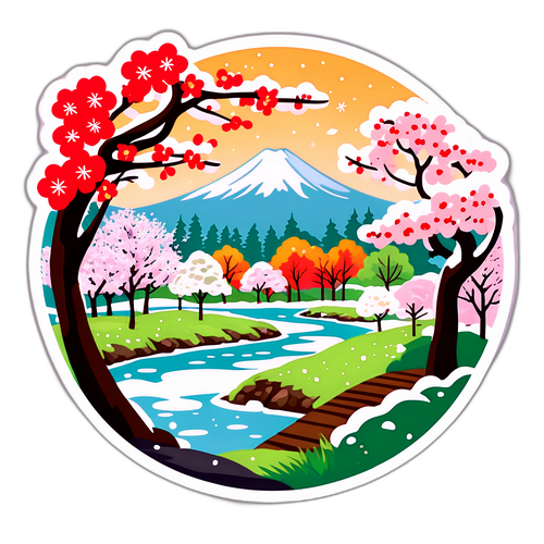 代々木公園の四季を表現したデザイン