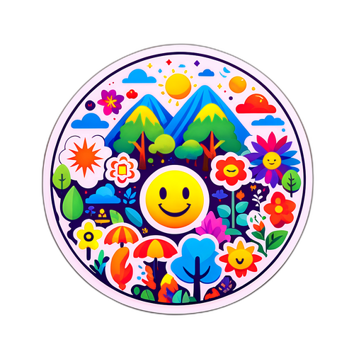 Boldog pillanatok sticker