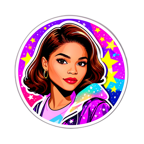 Zendaya Fashion Icon Sticker