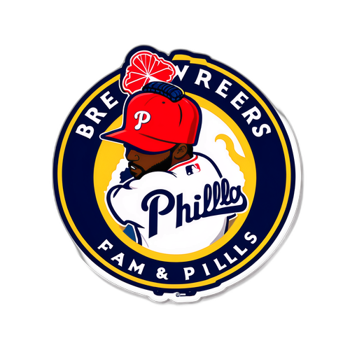 ビールズキャップとフィリーズユニフォームのユニークデザイン