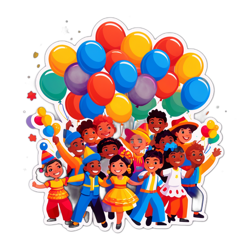 Los Gigantes på Festparad