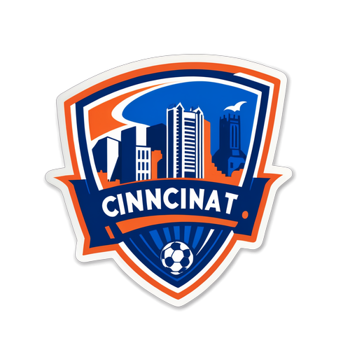 Representasi Kreatif Logo FC Cincinnati