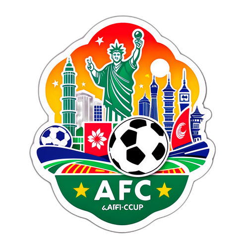 Stiker Bola Sepak AFC Asian Cup