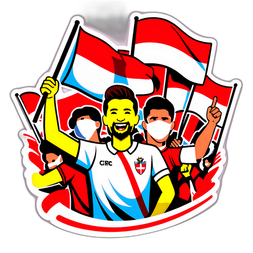 Sticker vibrant pentru meciul Austria vs. Cipru