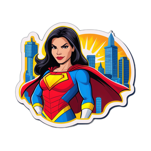 Lauren Sanchez jako superhrdinka