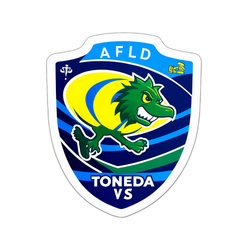 Sticker van de spannende Tondela vs. Porto wedstrijd