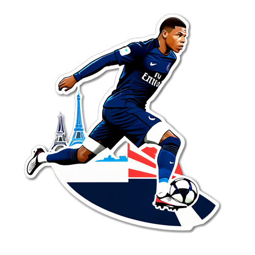 Mbappé Futball Lábtartás