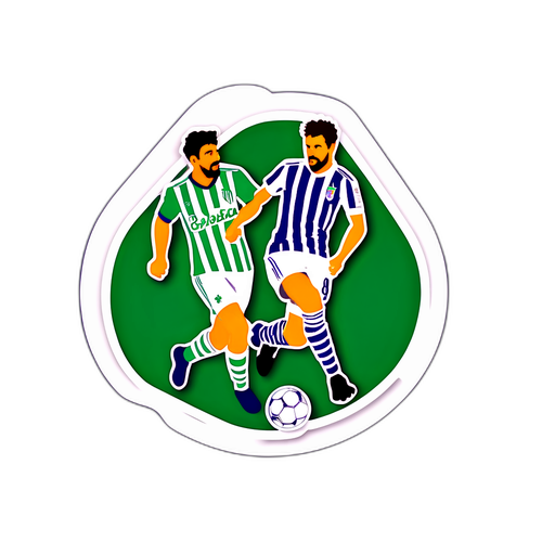 Ein spannendes Fußballspiel zwischen Betis und Real Sociedad