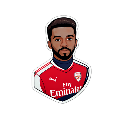 아스날의 패션 아이콘 스티커 디자인