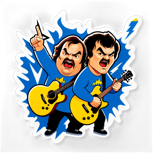 Energialataus! Jack Black ja Tenacious D Soittavat Salamoiden Kera - Raskaammasta Rockista Haaveilevat, Älkää Jättäkää Välttämättä Huomaamatta!