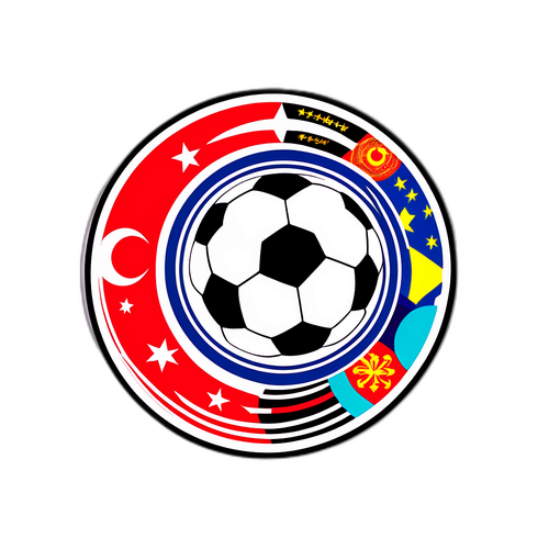 Türk ve Avrupa Kültür Motiflerini Birleştiren Futbol Sticker'ı