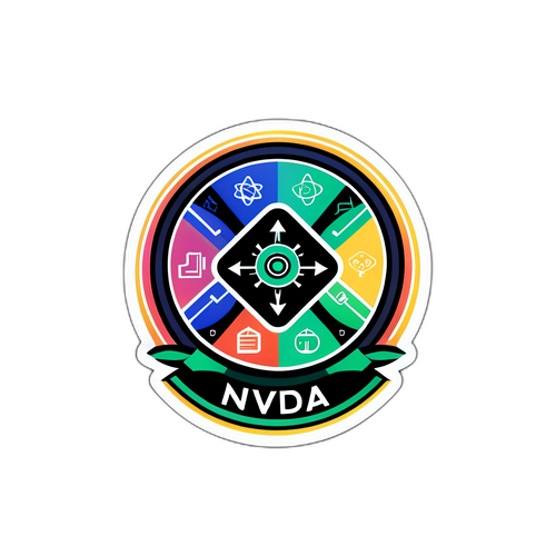 科技創新NVDA主題貼紙