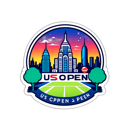 Stylisiertes Logo der US Open 2025